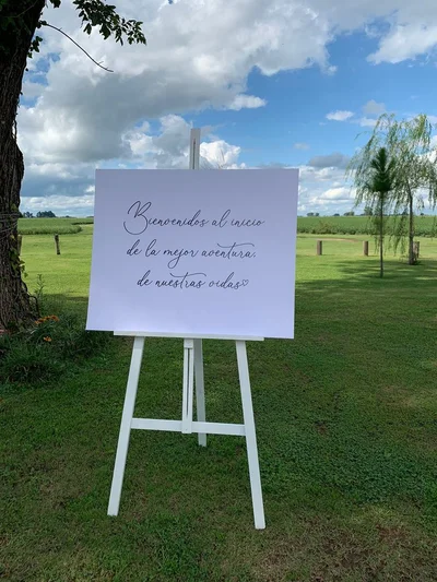 Cartel de Bienvenida